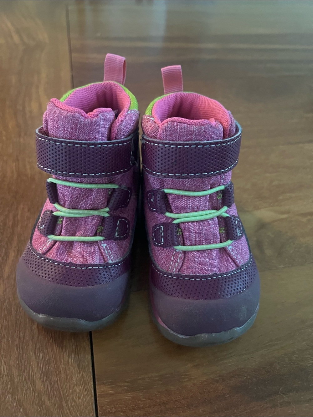 See Kai run Kids Waterproof Outdoor Boots - Pink & Purple